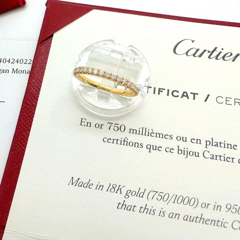 Cartier Etincelle De Cartier Diamond Eternity Wedding Band 18kt Yellow Gold - 4