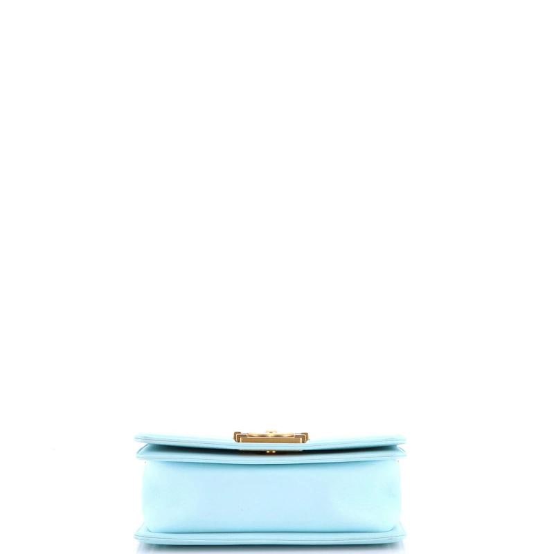 Chanel By The Sea Boy Flap Bag Chevron Embroidered Calfskin Small - 4