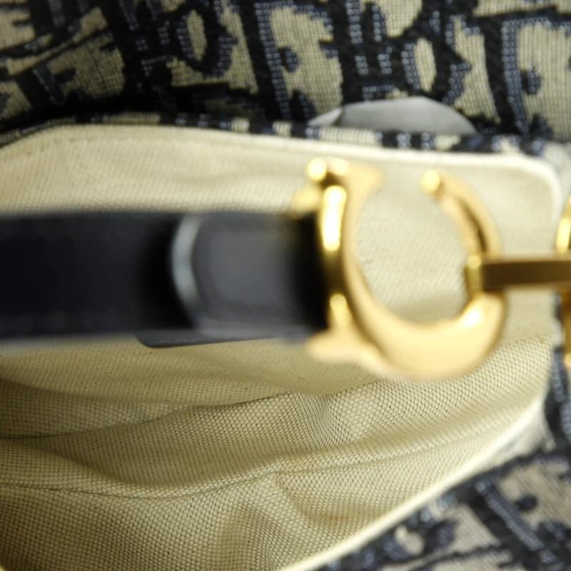 Christian Dior Saddle Handbag Oblique Canvas Mini - 5