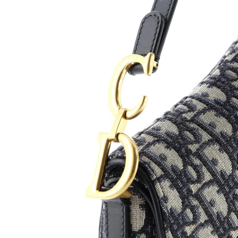 Christian Dior Saddle Handbag Oblique Canvas Mini - 6