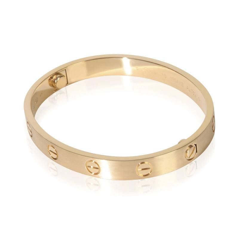 Cartier Yellow Gold Brushed Finished Love Bracelet - 2