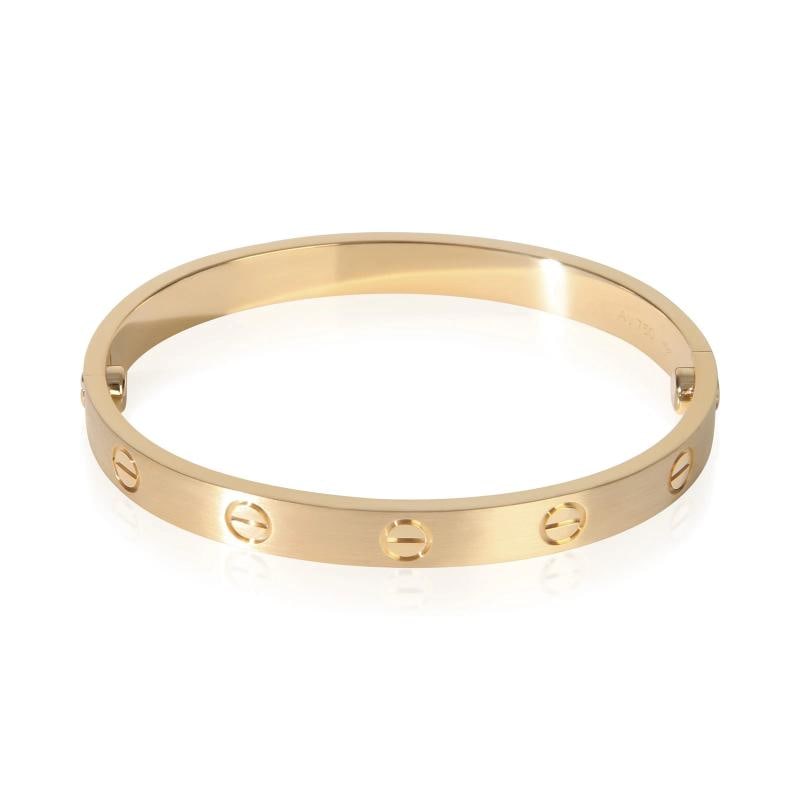 Cartier Yellow Gold Brushed Finished Love Bracelet - 3