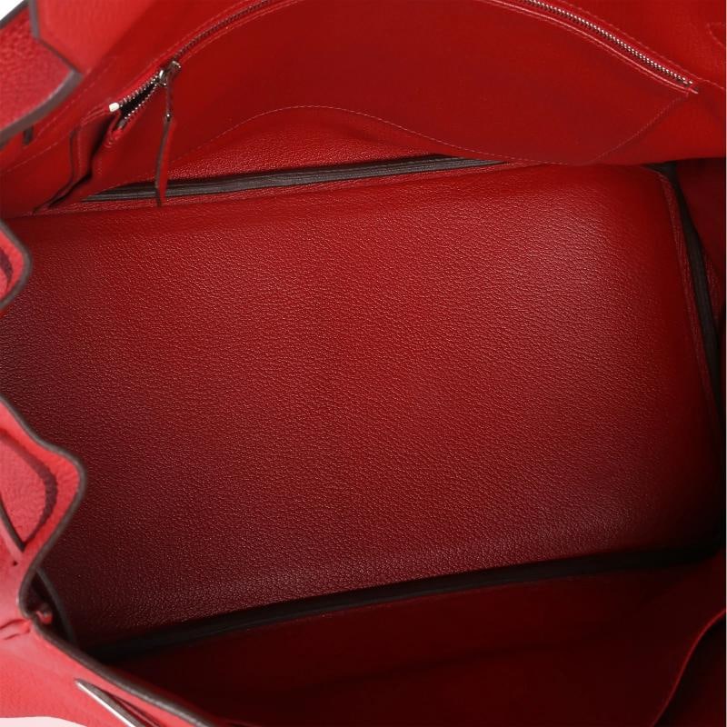 HermÃƒÂ¨s Rouge Casaque Togo Birkin 35 PHW - 2