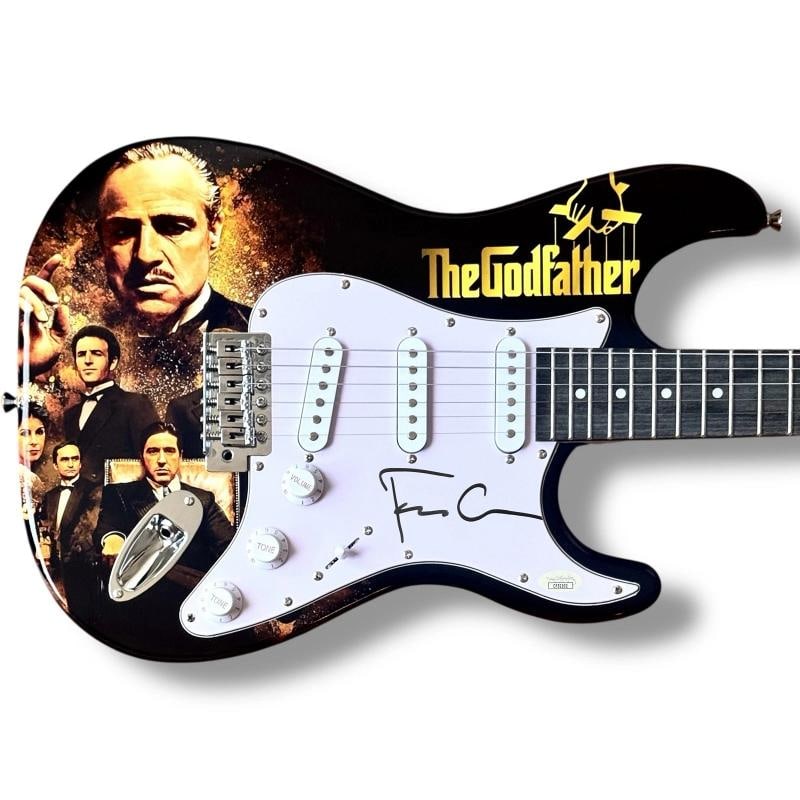 Francis Ford Coppola Signed Guitar Custom Graphics JSA COA The Godfather Part I: Industry: Movies,Movie: The Godfather,Signed by: Francis Ford Coppola,Signed: Yes,Autograph Authentication: James Spence (JSA),Original/Reproduction: Original,Country of Origin: United States Signer: 