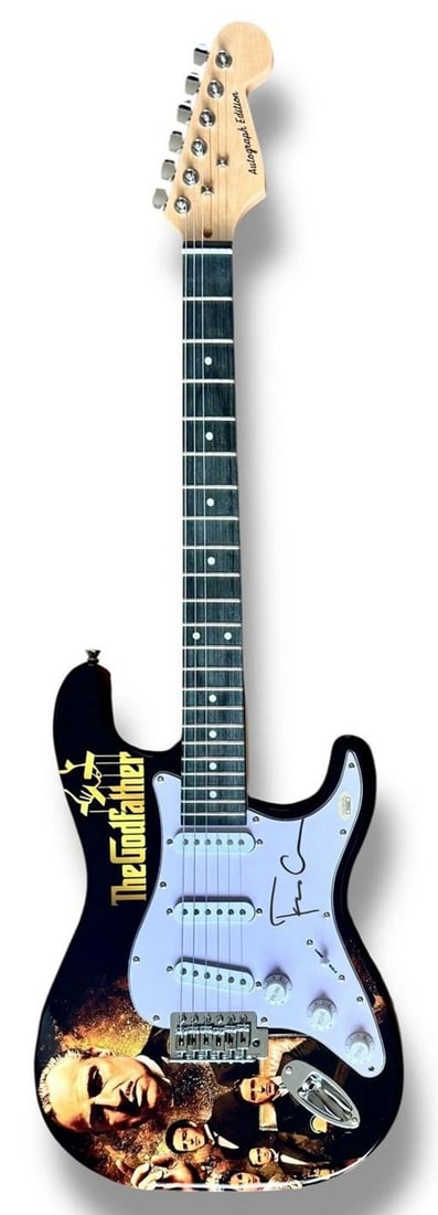 Francis Ford Coppola Signed Guitar Custom Graphics JSA COA The Godfather Part I - 2