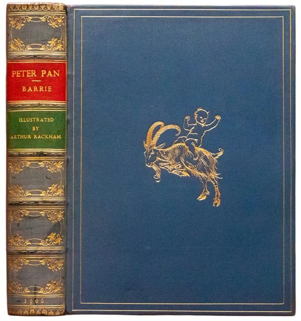 1906 Peter Pan In Kensington Gardens by J M Barrie 1stED Bayntun Binding Rackham (1 of 20)