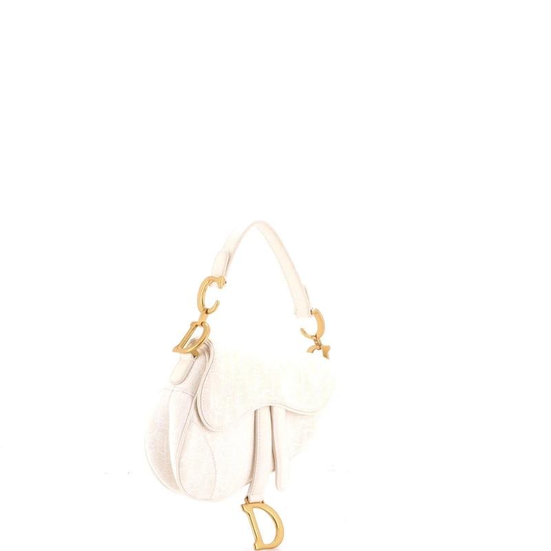 Christian Dior Saddle Handbag Oblique Canvas Mini - 2