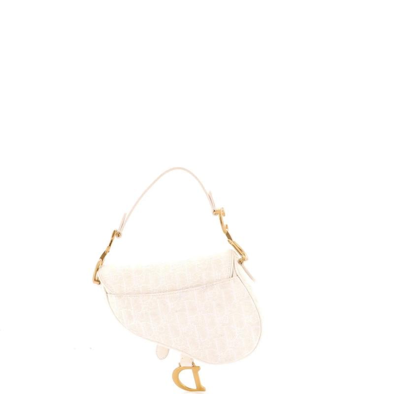 Christian Dior Saddle Handbag Oblique Canvas Mini - 3