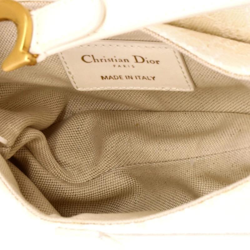 Christian Dior Saddle Handbag Oblique Canvas Mini - 5