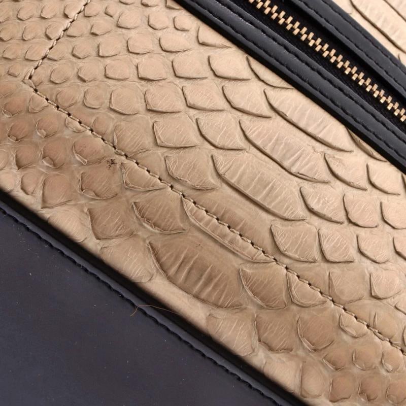 Celine Tricolor Luggage Bag Python and Leather Nano - 6