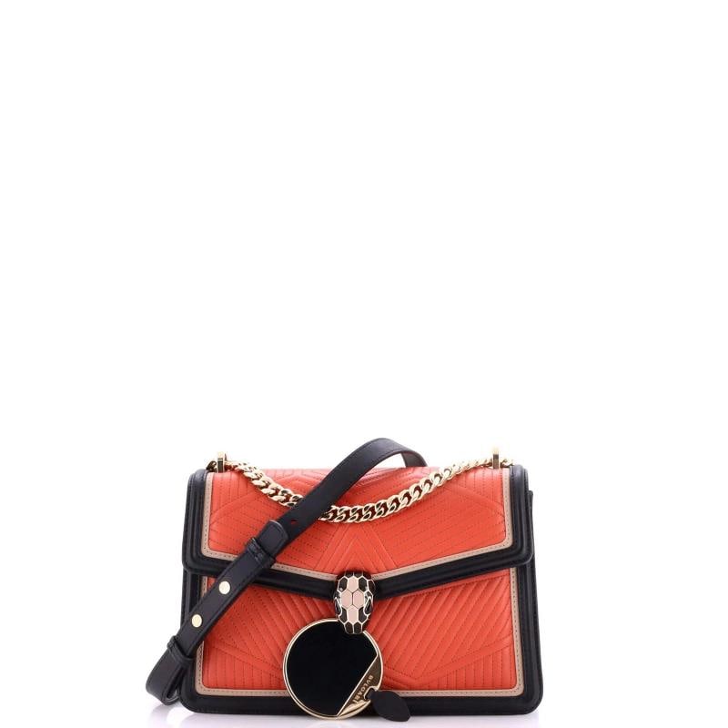 Bvlgari Serpenti Forever Shoulder Bag Quilted Leather Small - 2