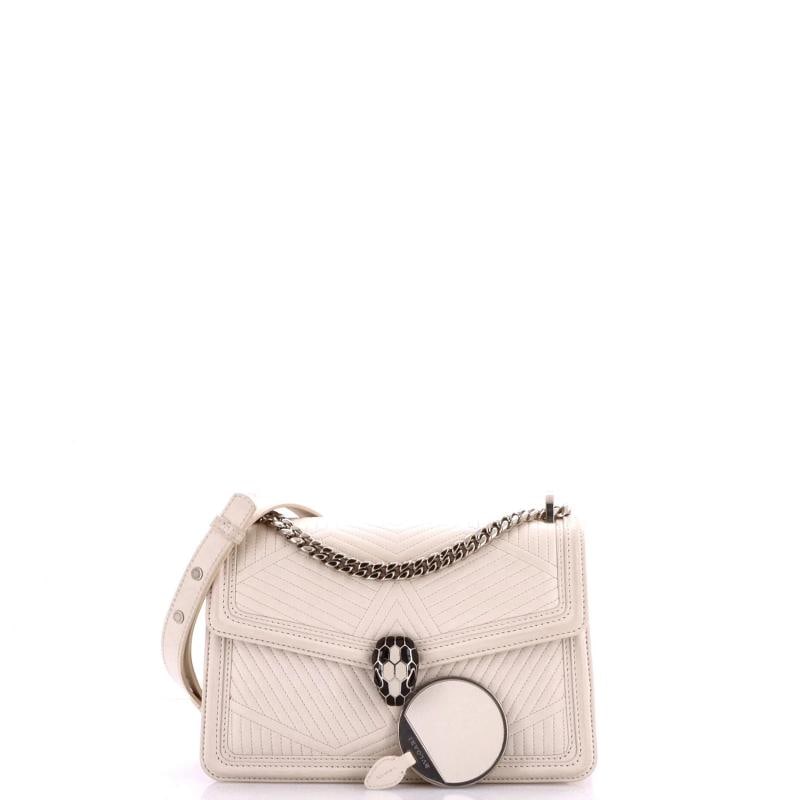 Bvlgari Serpenti Forever Shoulder Bag Quilted Leather Small - 2