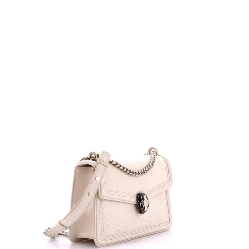 Bvlgari Serpenti Forever Shoulder Bag Quilted Leather Small - 3