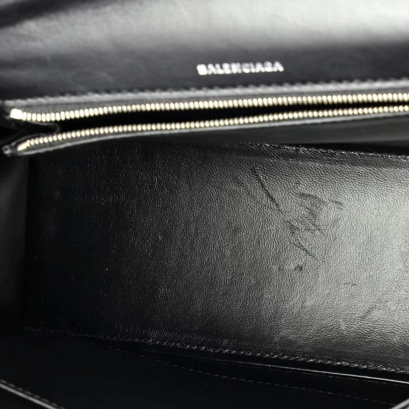Balenciaga Hourglass Top Handle Bag Leather Medium - 5