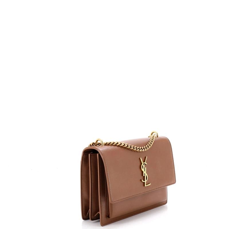 Saint Laurent Sunset Crossbody Bag Leather Medium - 2