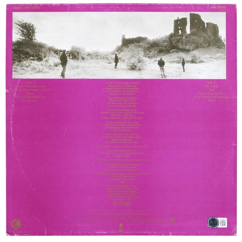 U2 (5) Bono, Edge, Mullen, Clayton & Eno Signed Album Cover w Vinyl BAS #AE11944 - 5