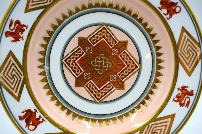 8 Antique Worcester - Barr Flight and Barr Hand Painted Shallow Bowls Circa 1810 - 4