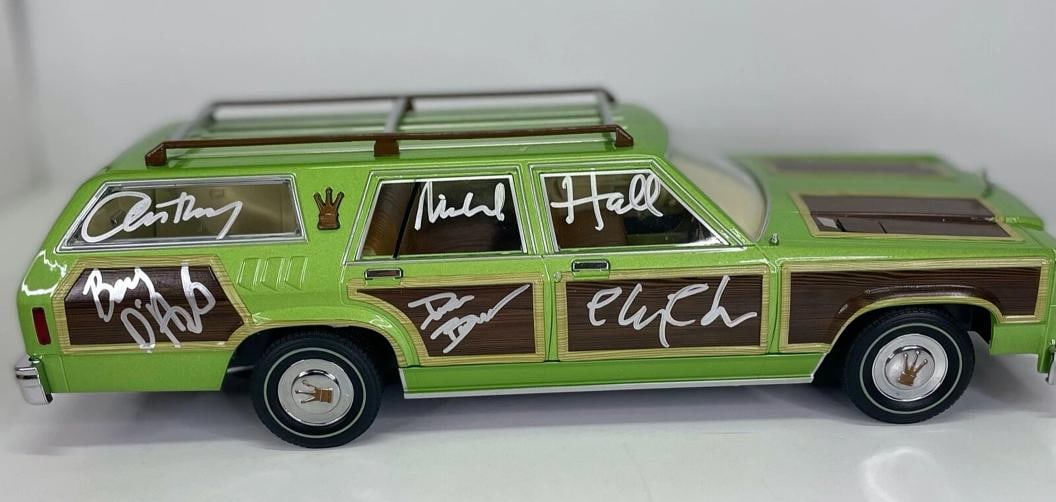 CHEVY CHASE M ANTHONY HALL B D'ANGELO BARRON 1:18 National Lampoons Car JSA COA: Modified Item: No,Country of Origin: China