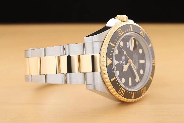 2019 CARD ROLEX SEA-DWELLER 126603 43MM BLACK 18K GOLD STEEL TWO TONE WATCH - 8