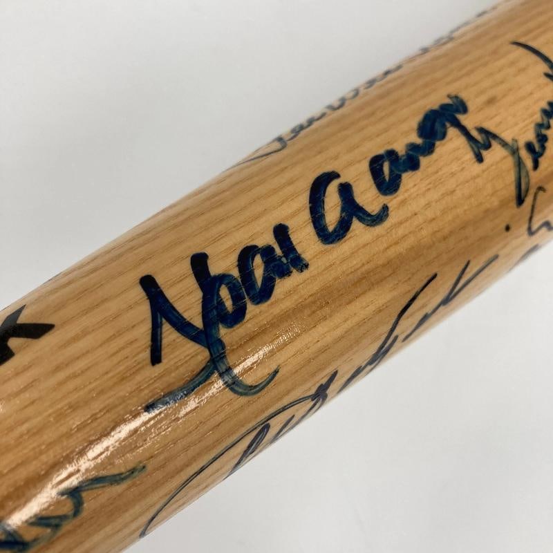 Hall Of Fame Multi Signed Bat Willie Mays Sandy Koufax Roy Campanella (43) PSA - 11