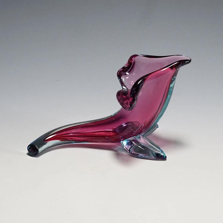 Collection of 11 Murano Art Glass Cornucopia by Seguso 1950s-60s - 9