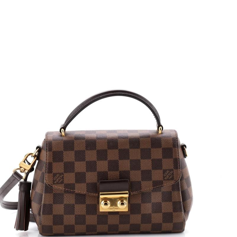 Louis Vuitton Croisette Handbag Damier: Accessories: Tassel, With Strap Measurements: Handle Drop 2.5", Height 7", Width 9", Depth 4", Strap Drop 23". Condition: Pre-owned - Excellent,Brand: Louis Vuitton,Exterior Material: Canvas Coated,St