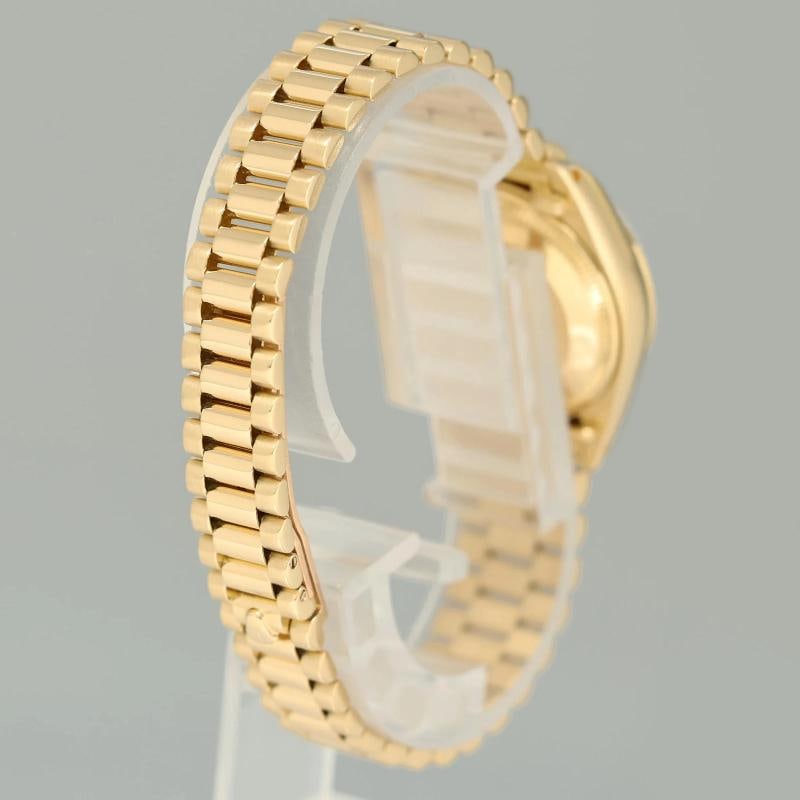 Ladies Rolex DateJust Mother of Pearl Diamond President 26mm 6917 Yellow Gold - 6