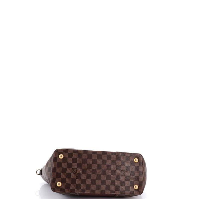 Louis Vuitton Jersey Handbag Damier with Leather - 4