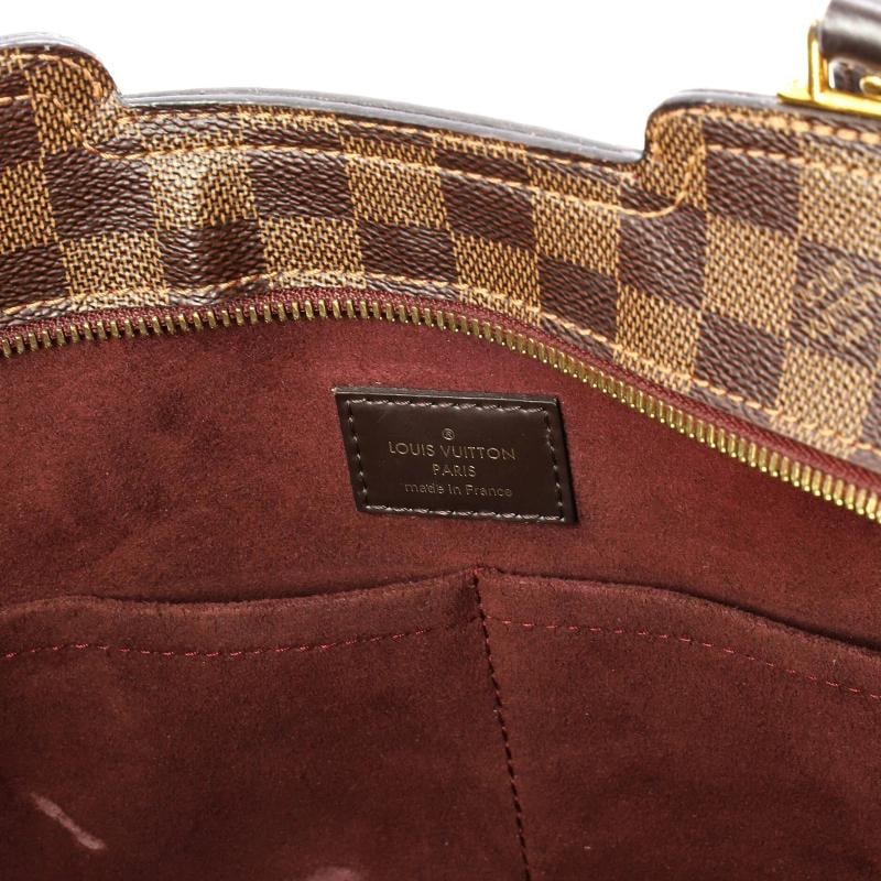 Louis Vuitton Jersey Handbag Damier with Leather - 6