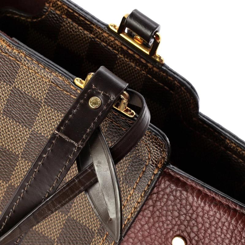 Louis Vuitton Jersey Handbag Damier with Leather - 7