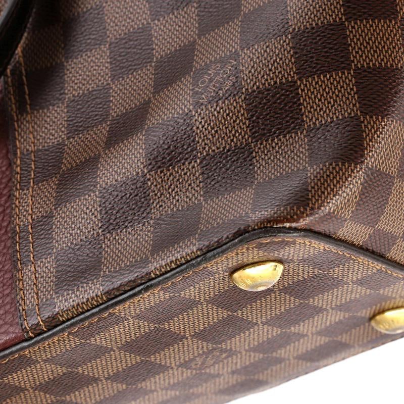 Louis Vuitton Jersey Handbag Damier with Leather - 8