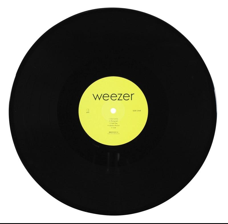 Weezer (4) Cuomo, Welsh, Bell & Wilson Signed Green Album Flat JSA #CL51538 - 4