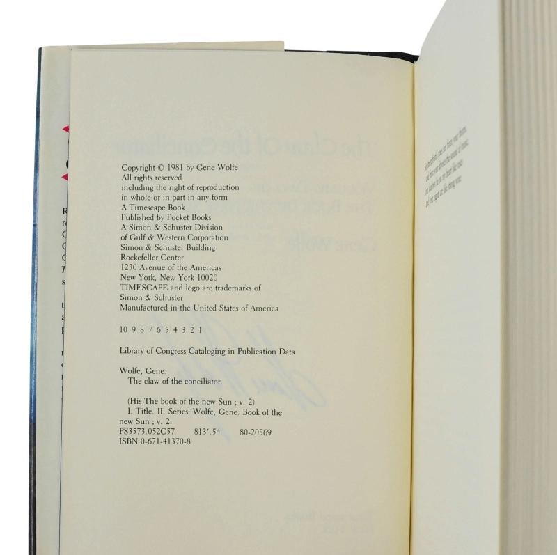 The Book of the New Sun ~ SIGNED by GENE WOLFE ~ First Editions ~ 1st Printings - 11