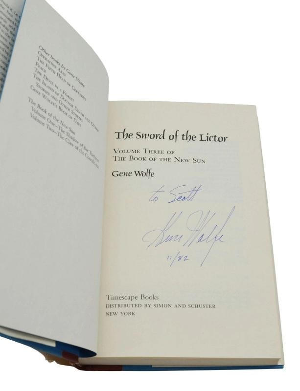 The Book of the New Sun ~ SIGNED by GENE WOLFE ~ First Editions ~ 1st Printings - 12