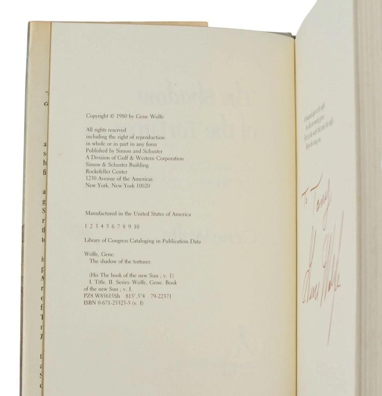 The Book of the New Sun ~ SIGNED by GENE WOLFE ~ First Editions ~ 1st Printings - 8