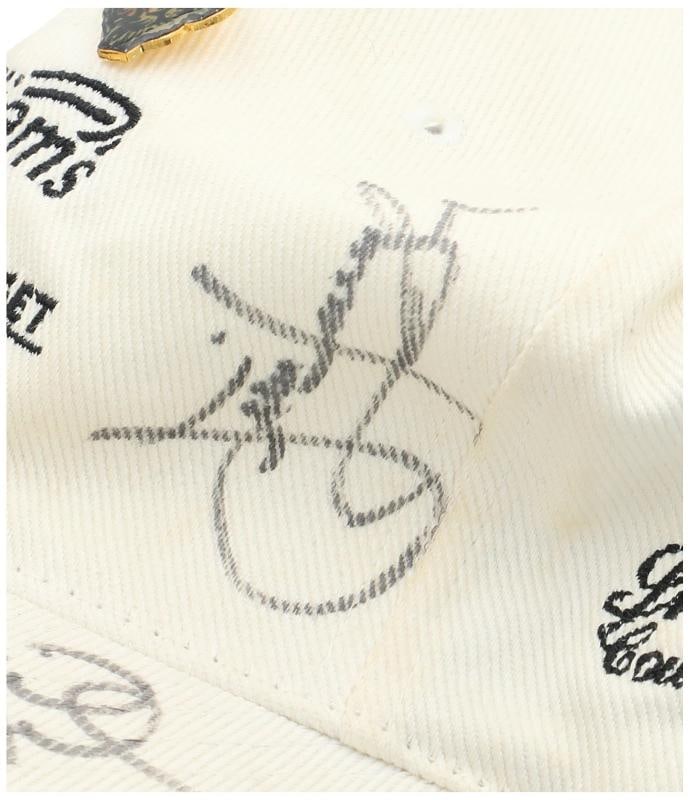 Tiger Woods Fred Couples Davis Love Golf Legends Multi Signed Hat Beckett COA - 6