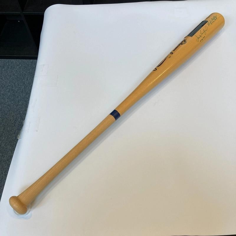 Sandy Koufax & Nolan Ryan No Hitter Signed Inscribed Baseball Bat JSA COA - 3