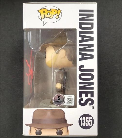 Harrison Ford signed Indiana Jones Funko Pop Figure 1355 autograph ~ Beckett BAS - 3