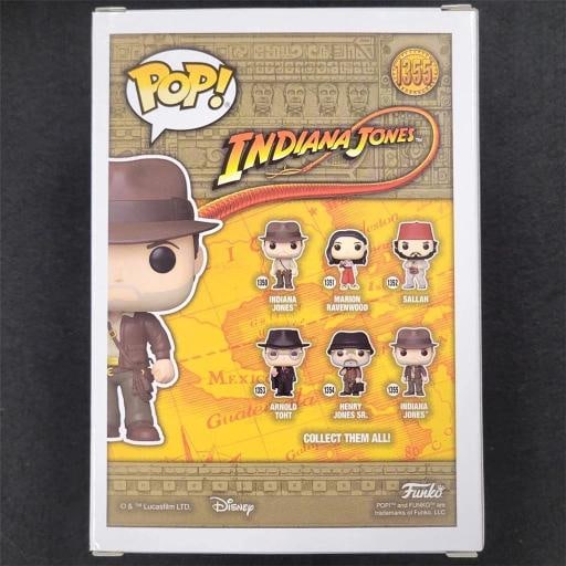 Harrison Ford signed Indiana Jones Funko Pop Figure 1355 autograph ~ Beckett BAS - 5