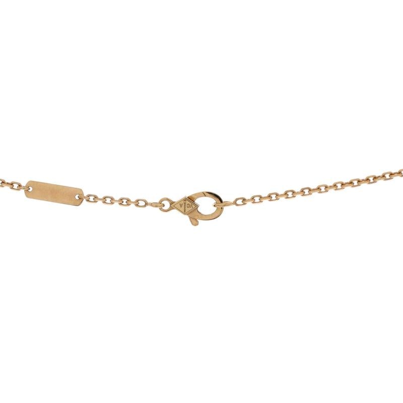 Van Cleef & Arpels Two Butterfly Pendant Necklace 18K Yellow Gold with Diamonds - 4