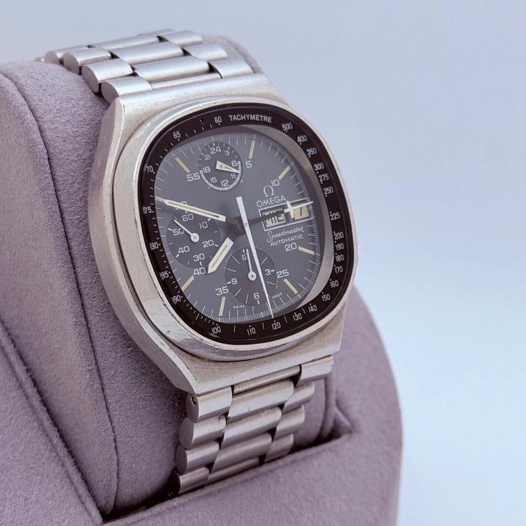 Vintage Omega Speedmaster TV Dial 176.0014 40mm Stainless Steel - 13