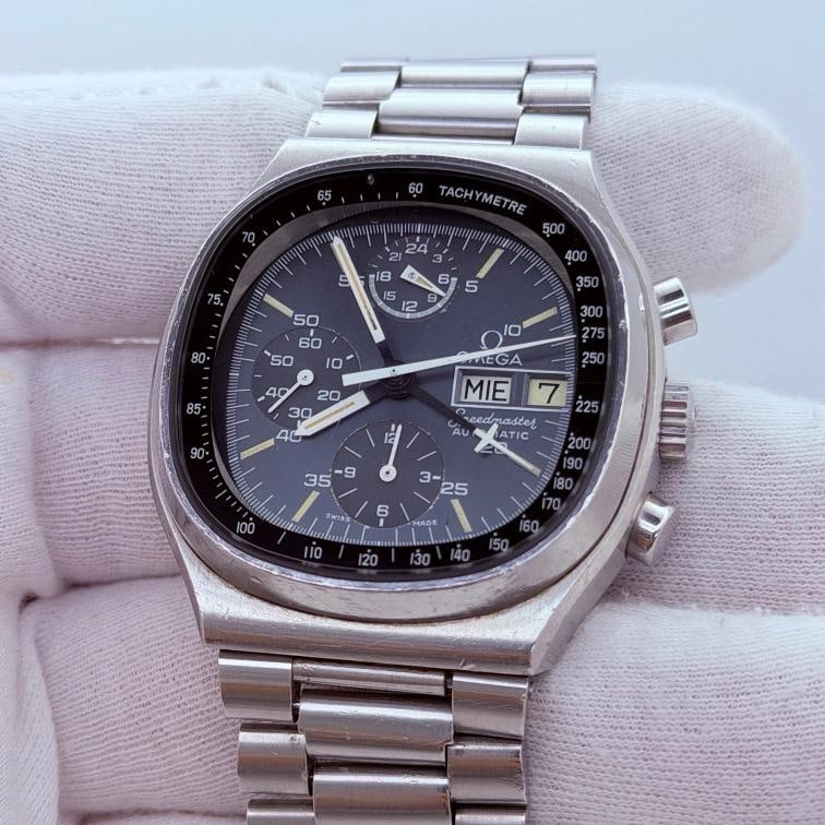 Vintage Omega Speedmaster TV Dial 176.0014 40mm Stainless Steel - 4