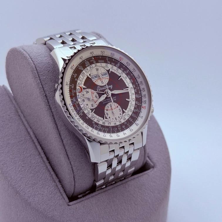 Breitling Montbrillant Datora A21330 43mm Bronze Dial Stainless Steel - 8