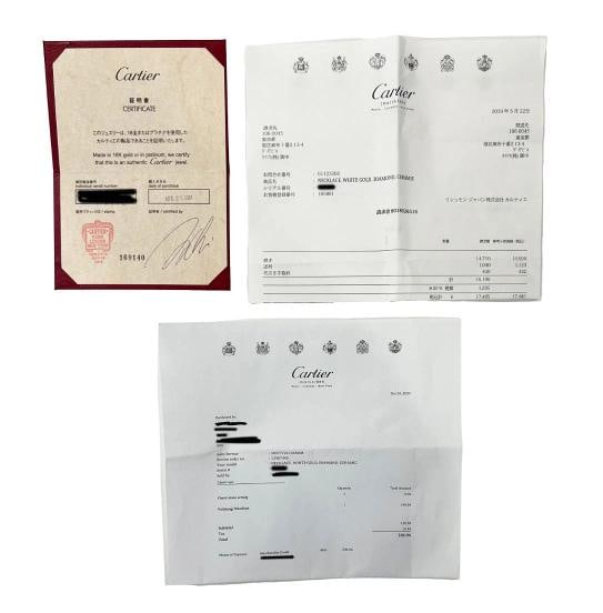 Cartier Diamond & Black Ceramic Love Pendant (White Gold) - 3
