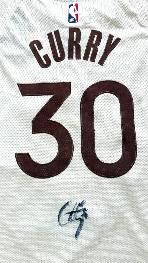 STEPHEN CURRY GOLDEN STATE WARRIORS SIGNED JERSEY AUTHENTIC CITY 52 NWT BECKETT - 4