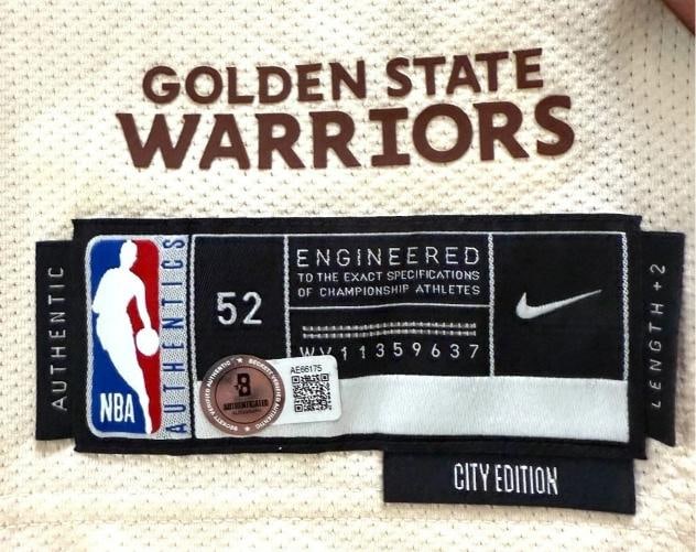 STEPHEN CURRY GOLDEN STATE WARRIORS SIGNED JERSEY AUTHENTIC CITY 52 NWT BECKETT - 5