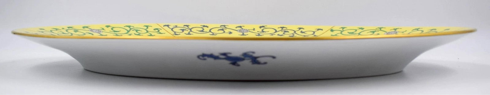 Herend Hand Painted Yellow Dynasty Large Platter 17Inch - 4