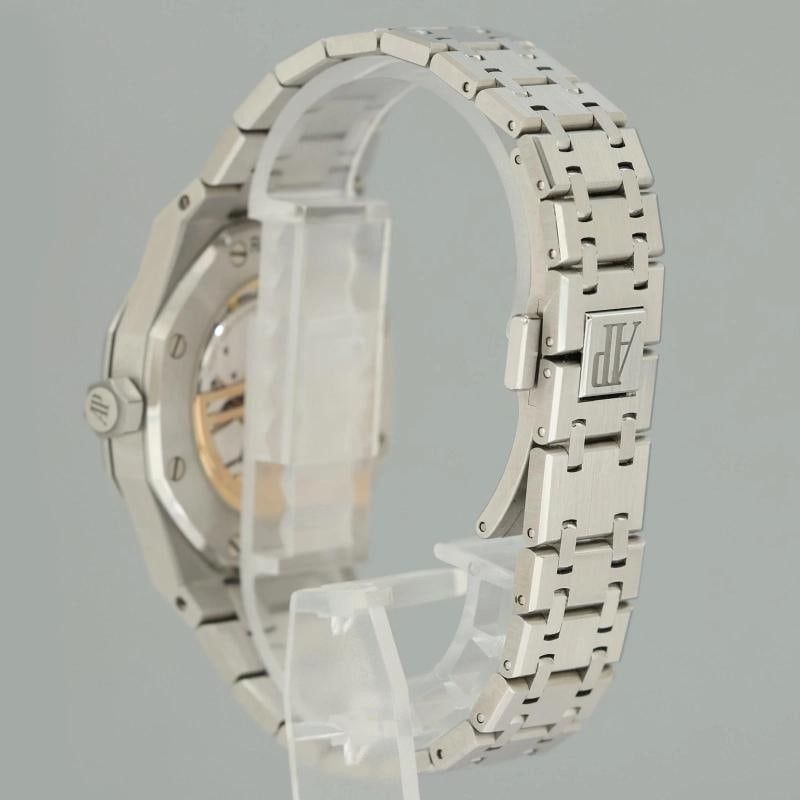 2026 Papers Audemars Piguet Royal Oak Steel 15550ST.OO.1356ST.08 Tiffany Blue - 4