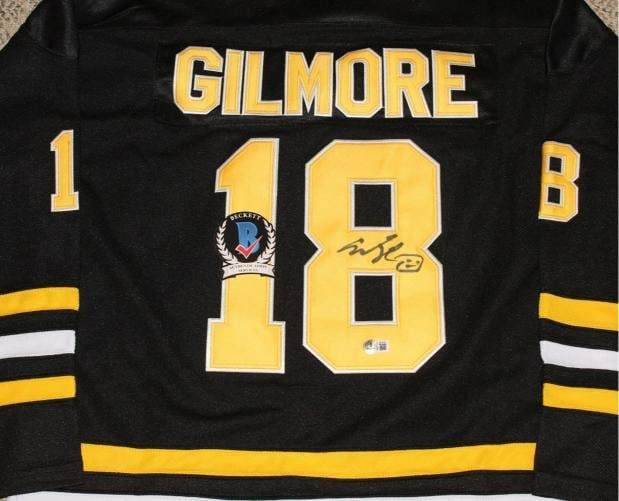 ADAM SANDLER SIGNED HAPPY GILMORE MOVIE BOSTON BRUINS HOCKEY JERSEY BECKETT COA - 2