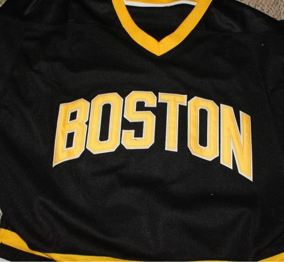 ADAM SANDLER SIGNED HAPPY GILMORE MOVIE BOSTON BRUINS HOCKEY JERSEY BECKETT COA - 5